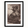Centaur Archer Gothic Print - Dark Mythological Wall Art Decor