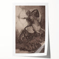 Centaur Archer Gothic Print - Dark Mythological Wall Art Decor