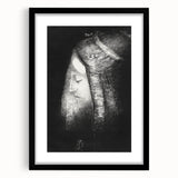 Veiled Elegance Gothic Canvas – Mysterious Lady Gothic Wall Art Decor