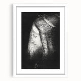 Veiled Elegance Gothic Canvas – Mysterious Lady Gothic Wall Art Decor