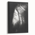 Veiled Elegance Gothic Canvas – Mysterious Lady Gothic Wall Art Decor