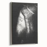 Veiled Elegance Gothic Canvas – Mysterious Lady Gothic Wall Art Decor