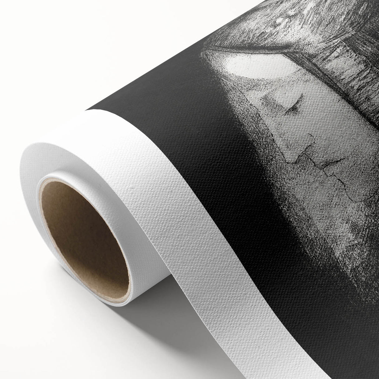 Veiled Elegance Gothic Canvas – Mysterious Lady Gothic Wall Art Decor