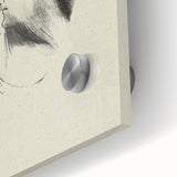 Medieval Gothic Portrait Sketch - Mysterious Figure - Gothic Wall Art