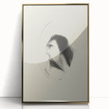 Medieval Gothic Portrait Sketch - Mysterious Figure - Gothic Wall Art