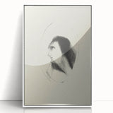 Medieval Gothic Portrait Sketch - Mysterious Figure - Gothic Wall Art