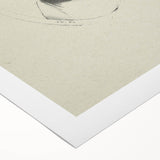 Medieval Gothic Portrait Sketch - Mysterious Figure - Gothic Wall Art