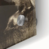 Medieval Gothic Artwork - Dark Horse and Figure - Gothic Wall Art Print