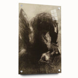 Medieval Gothic Artwork - Dark Horse and Figure - Gothic Wall Art Print