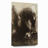 Medieval Gothic Artwork - Dark Horse and Figure - Gothic Wall Art Print