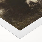 Medieval Gothic Artwork - Dark Horse and Figure - Gothic Wall Art Print