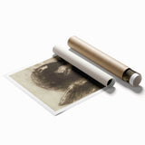 Medieval Gothic Artwork - Dark Horse and Figure - Gothic Wall Art Print