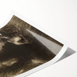 Medieval Gothic Artwork - Dark Horse and Figure - Gothic Wall Art Print