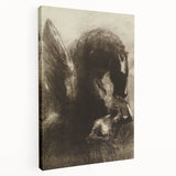 Medieval Gothic Artwork - Dark Horse and Figure - Gothic Wall Art Print