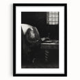 Gothic Wall Art | Dark Academia Art Print of Scholar Reading