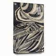Gothic Wall Art | Abstract Snake and Curved Patterns Gothic Print