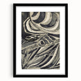 Gothic Wall Art | Abstract Snake and Curved Patterns Gothic Print
