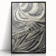 Gothic Wall Art | Abstract Snake and Curved Patterns Gothic Print