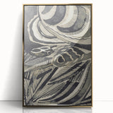 Gothic Wall Art | Abstract Snake and Curved Patterns Gothic Print