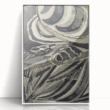 Gothic Wall Art | Abstract Snake and Curved Patterns Gothic Print