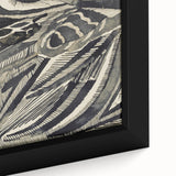 Gothic Wall Art | Abstract Snake and Curved Patterns Gothic Print