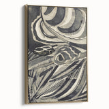 Gothic Wall Art | Abstract Snake and Curved Patterns Gothic Print