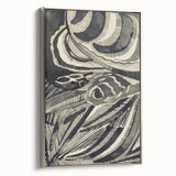 Gothic Wall Art | Abstract Snake and Curved Patterns Gothic Print