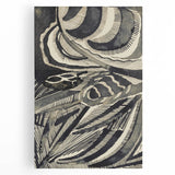 Gothic Wall Art | Abstract Snake and Curved Patterns Gothic Print