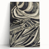 Gothic Wall Art | Abstract Snake and Curved Patterns Gothic Print