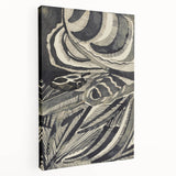 Gothic Wall Art | Abstract Snake and Curved Patterns Gothic Print