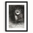 Medieval Gothic Canvas with Mysterious Eye Design – Vintage Gothic Prints