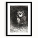 Medieval Gothic Canvas with Mysterious Eye Design – Vintage Gothic Prints
