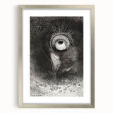 Medieval Gothic Canvas with Mysterious Eye Design – Vintage Gothic Prints