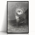 Medieval Gothic Canvas with Mysterious Eye Design – Vintage Gothic Prints