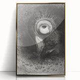 Medieval Gothic Canvas with Mysterious Eye Design – Vintage Gothic Prints