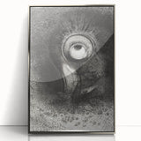 Medieval Gothic Canvas with Mysterious Eye Design – Vintage Gothic Prints