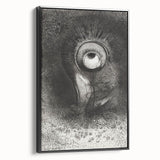 Medieval Gothic Canvas with Mysterious Eye Design – Vintage Gothic Prints