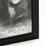 Medieval Gothic Canvas with Mysterious Eye Design – Vintage Gothic Prints