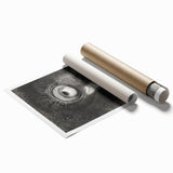 Medieval Gothic Canvas with Mysterious Eye Design – Vintage Gothic Prints