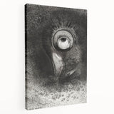 Medieval Gothic Canvas with Mysterious Eye Design – Vintage Gothic Prints