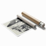 Dark Cityscape and Raven Print - Mysterious Gothic Wall Art Decor