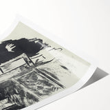 Dark Cityscape and Raven Print - Mysterious Gothic Wall Art Decor