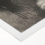 Gothic Wall Art: Dark Mystical Figure and Raven in Vintage Gothic Print