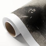 Gothic Wall Art: Dark Mystical Figure and Raven in Vintage Gothic Print