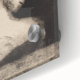 Medieval Gothic Canvas: Mysterious Female Figure in Dark Gothic Art