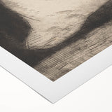 Medieval Gothic Canvas: Mysterious Female Figure in Dark Gothic Art