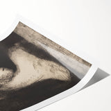 Medieval Gothic Canvas: Mysterious Female Figure in Dark Gothic Art