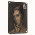 Gothic Artworks: Mysterious Portrait of a Medieval Figure in Dark Tones