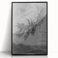 Angels Ascending Print - Mystical Gothic Celestial Wall Art Decor