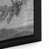 Angels Ascending Print - Mystical Gothic Celestial Wall Art Decor